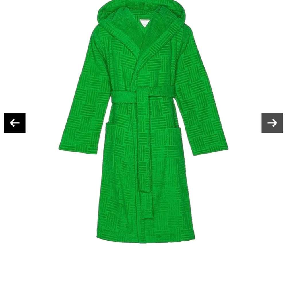 Bottega Veneta Vibrant Green Men's Robe
